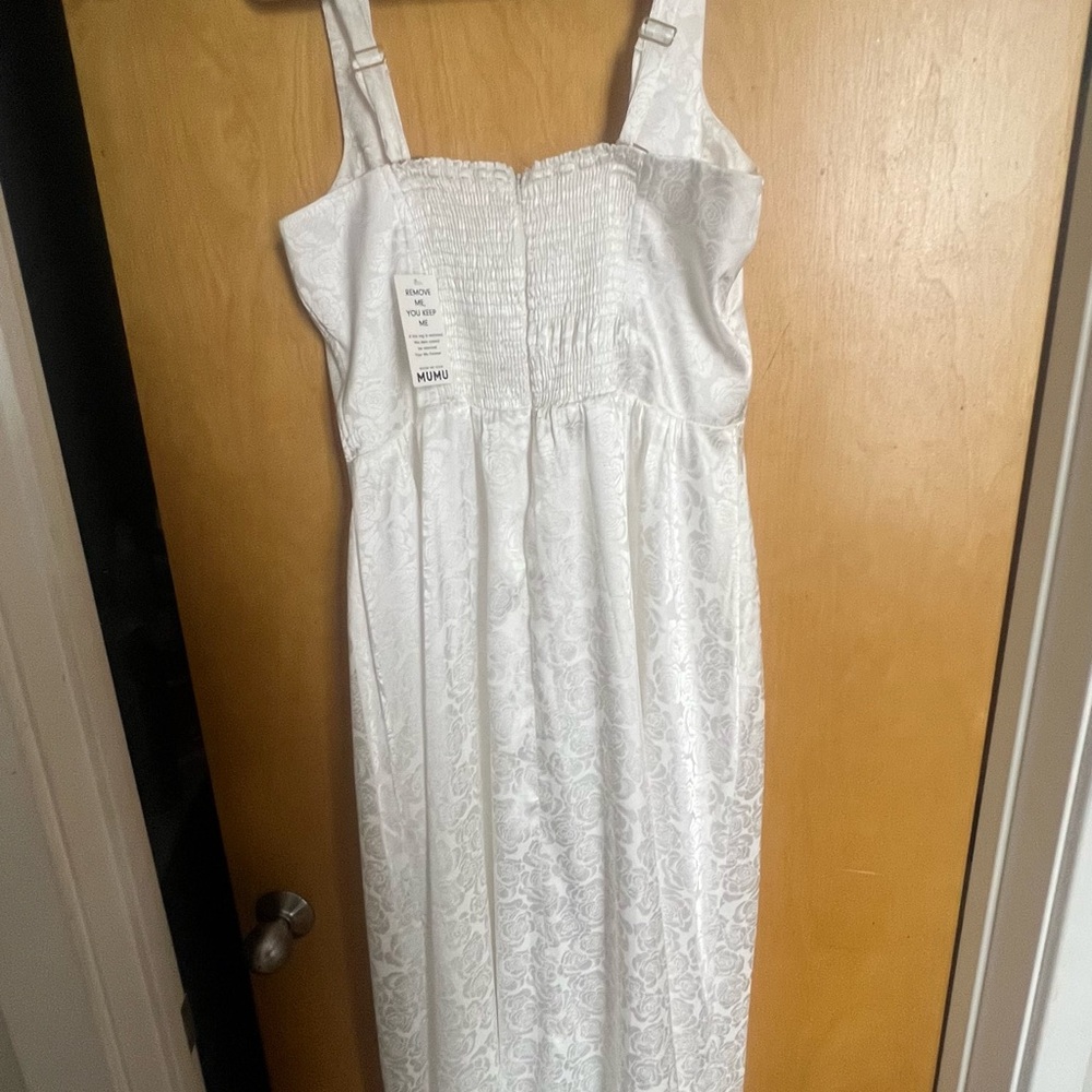 Show Me Your MuMu White Lace Midi Dress - Picture 3 of 6